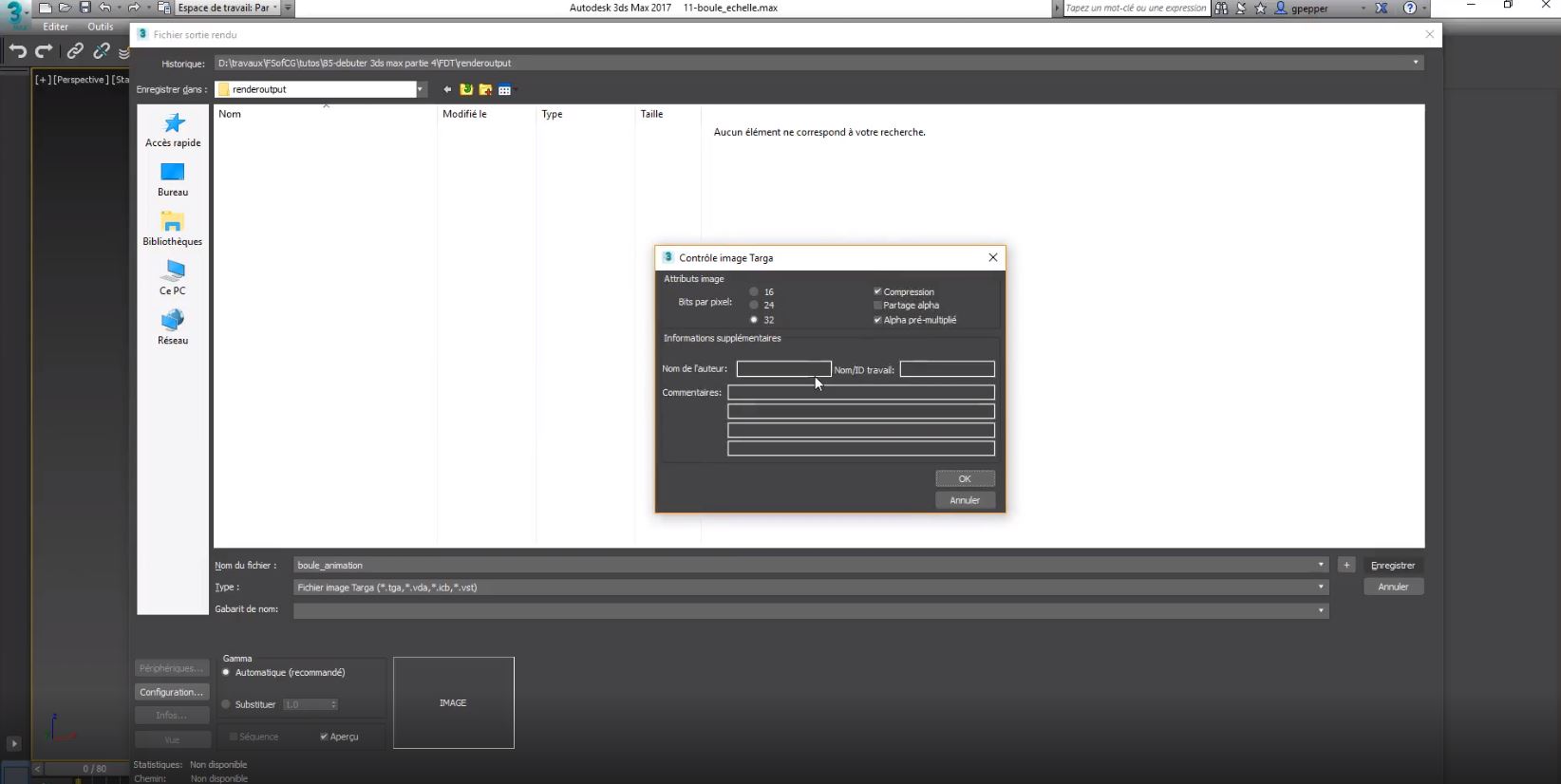 format rendu 3DS max